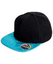 Bronx glitter flat peak snapback cap - Image 5