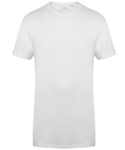Longline t-shirt with dipped hem - Image 2