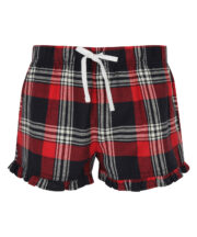 Women's tartan frill shorts - Image 2