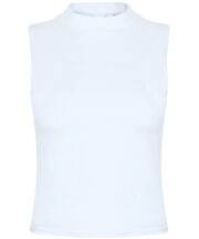 Women's high neck crop vest - Image 2