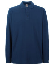 Premium long sleeve polo - Image 5