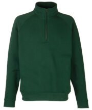 Premium 70/30 zip-neck sweatshirt - Image 2