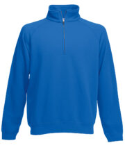 Premium 70/30 zip-neck sweatshirt - Image 5