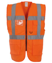 Multifunctional executive hi-vis waistcoat (HVW801) - Image 4