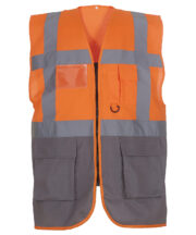 Multifunctional executive hi-vis waistcoat (HVW801) - Image 6