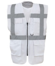 Multifunctional executive hi-vis waistcoat (HVW801) - Image 21
