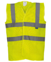 Top cool open mesh 2-band-and-braces waistcoat (HVW120) - Image 4