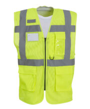 Hi-vis top cool open-mesh executive waistcoat (HVW820) - Image 2