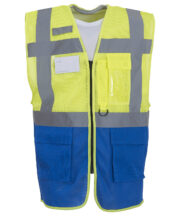 Hi-vis top cool open-mesh executive waistcoat (HVW820) - Image 4