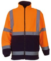 Hi-vis heavyweight fleece jacket (HVK08) - Image 2