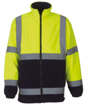Hi-vis heavyweight fleece jacket (HVK08) - Image 4