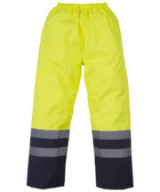 Hi-vis waterproof overtrousers (HVS463) - Image 2
