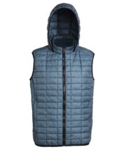 Honeycomb hooded gilet - Image 3