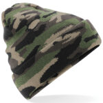 Camo cuffed beanie