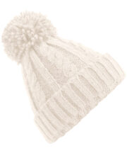 Cable knit melange beanie - Image 6