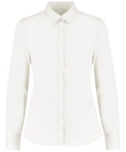 Women's stretch Oxford shirt long-sleeved (tailored fit) - Image 2