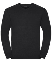 V-neck knitted sweater - Image 2