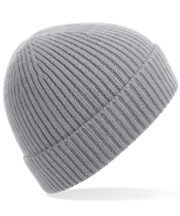 Engineered knit ribbed beanie - Image 5