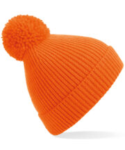 Engineered knit ribbed pom pom beanie - Image 6