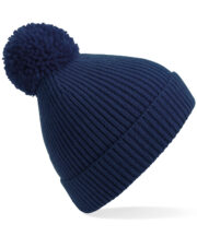 Engineered knit ribbed pom pom beanie - Image 7