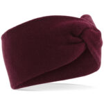 Twist knit headband