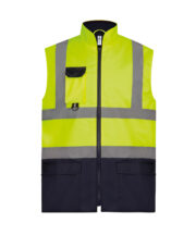 Hi-vis padded bodywarmer (HV005) - Image 3