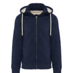 Vintage sherpa-lined fleece jacket