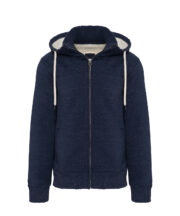 Vintage sherpa-lined fleece jacket