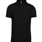 Jersey knit polo shirt