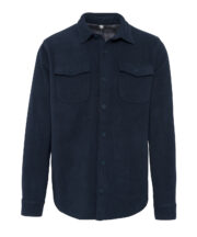 Sherpa-lined fleece overshirt - Image 2