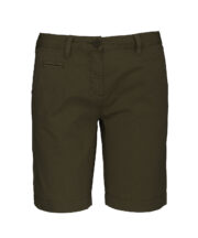 Ladies' washed effect Bermuda shorts - Image 2