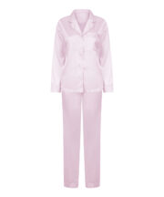 Women's satin long pyjamas - Image 2