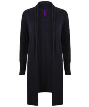 Women's longline open cardigan - Image 3