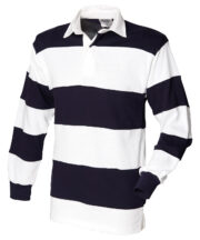 Sewn stripe long sleeve rugby shirt - Image 3