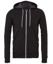 Unisex polycotton fleece full-zip hoodie - Image 3
