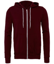 Unisex polycotton fleece full-zip hoodie - Image 13