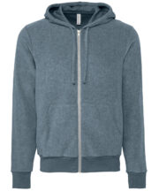 Unisex sueded fleece full-zip hoodie - Image 4