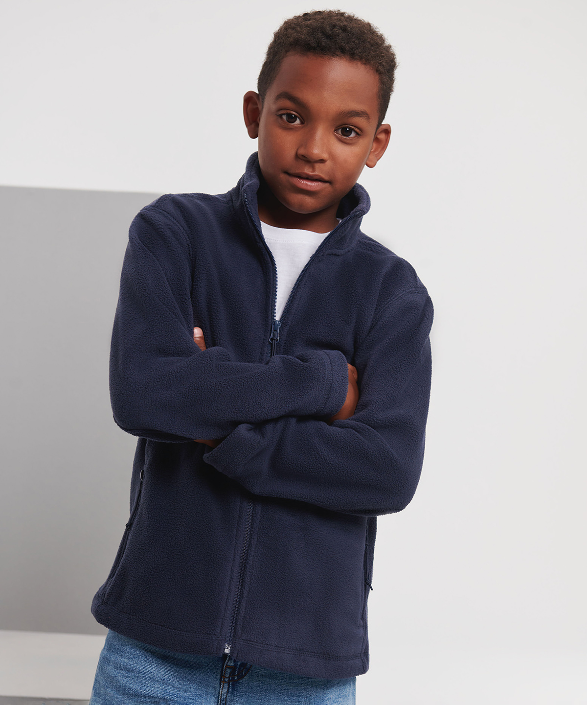 0R870B0FN_Model_02318 Kids full-zip outdoor fleece - Image 1