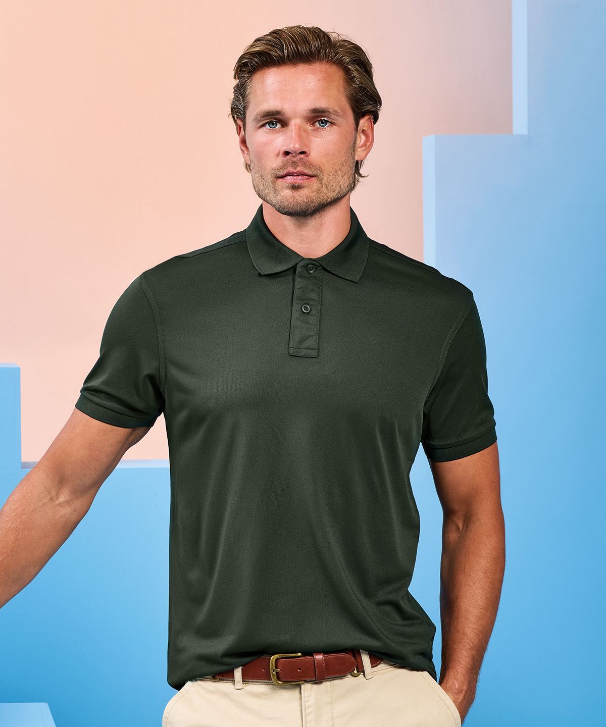 AQ001_LS00_2025.jpg PRINTGUARD recycled polyester polo - Image 1
