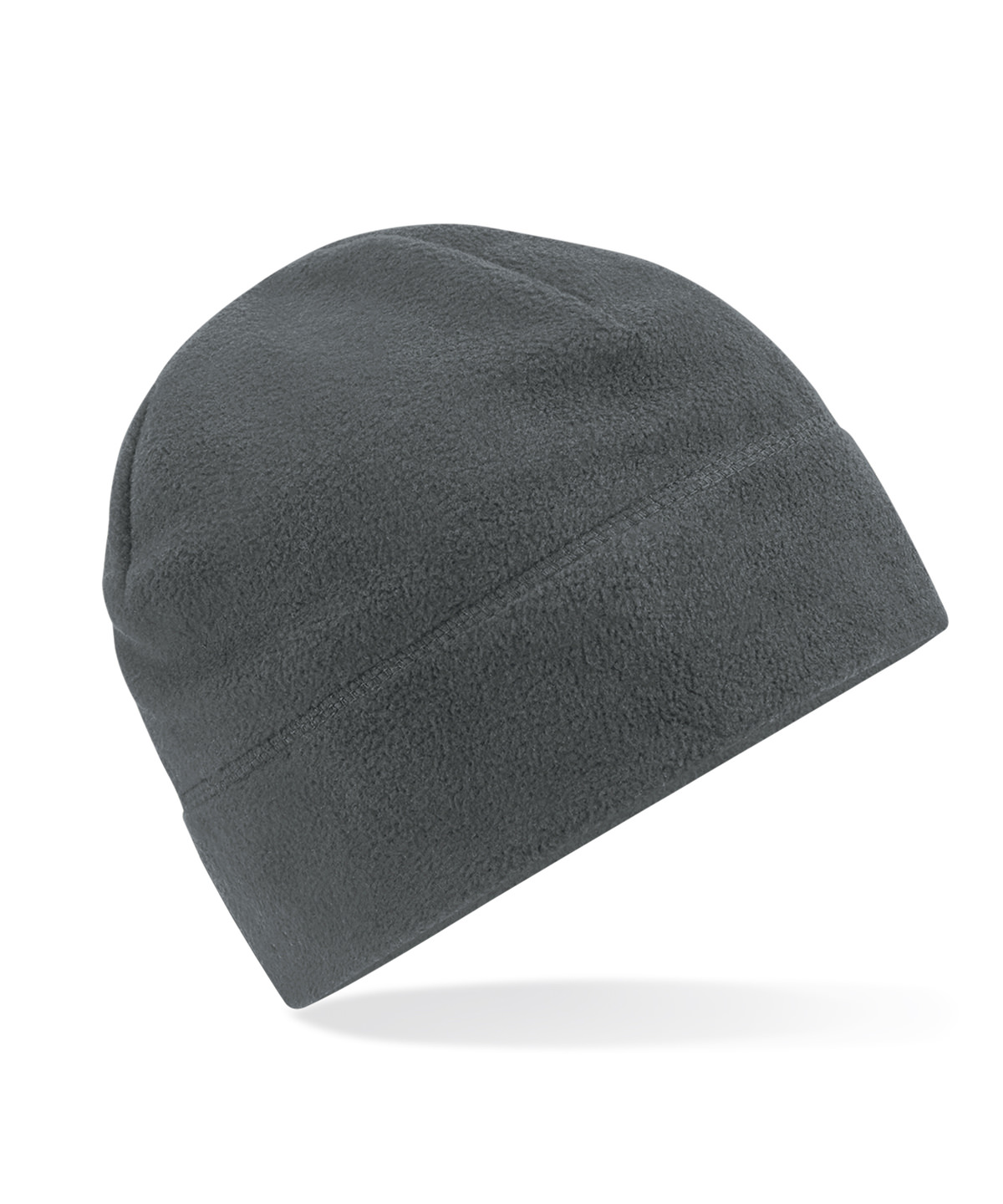 B244R_SteelGrey_FT.jpg Recycled fleece pull-on beanie - Image 1