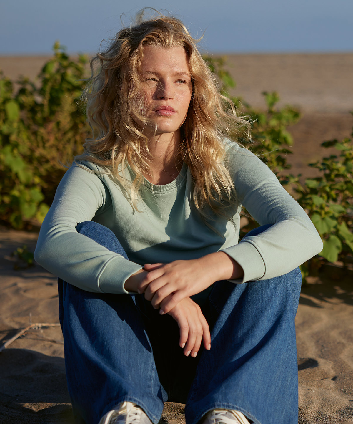 B266F_LS00_2025.jpg B&C Inspire crew neck /women - Image 1