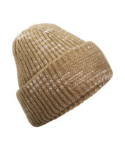 Chunky knit reverse patch beanie - Image 2