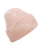 Chunky knit reverse patch beanie - Image 4