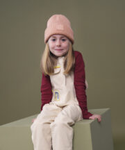 Kids deep cuffed tonal patch beanie