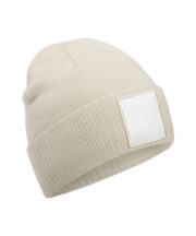 Appliqué patch beanie - Image 3