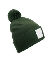 Appliqué patch pom beanie - Image 4