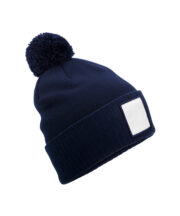 Appliqué patch pom beanie - Image 5