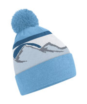 Mountain peaks pom pom beanie - Image 3