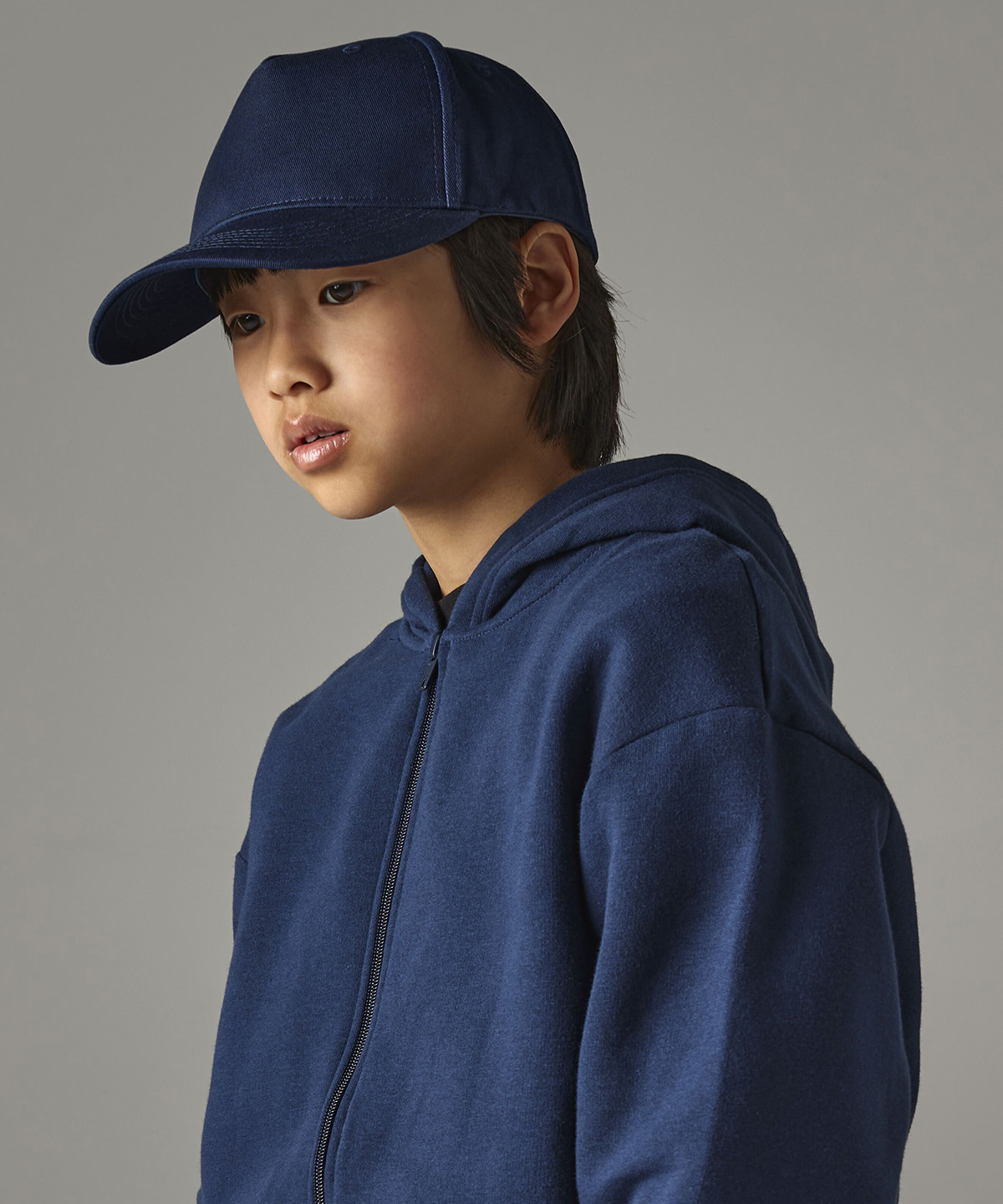 B63NB_LS00_2025.jpg Junior organic cotton 5-panel cap - Image 1