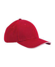 EarthAware® classic organic cotton 6-panel cap - sandwich peak - Image 4